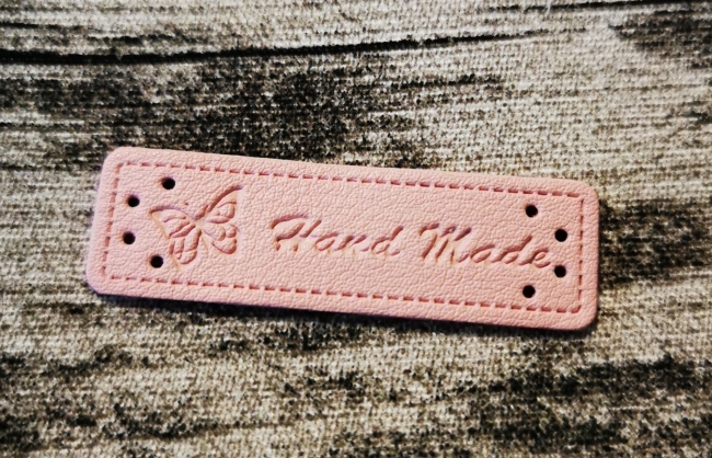 Handmade Label - rosa -