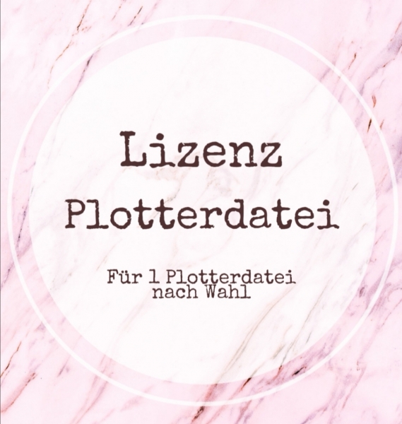 Lizenz - Plotterdatei -