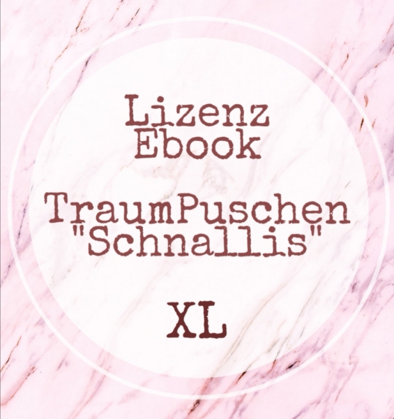 Lizenz - Ebook - TraumPuschen "Schnallis" - XL -